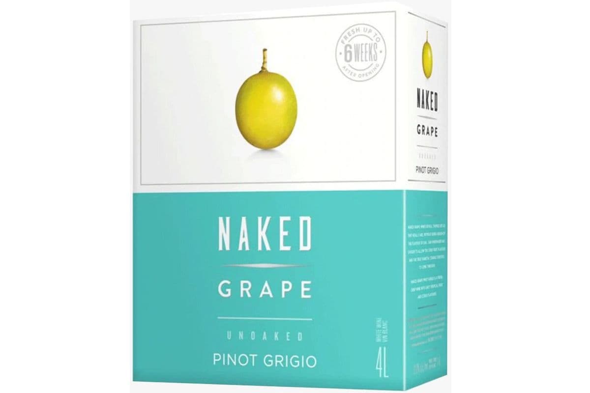 Naked Grape Pinot Grigio (1 x 4000 ml)