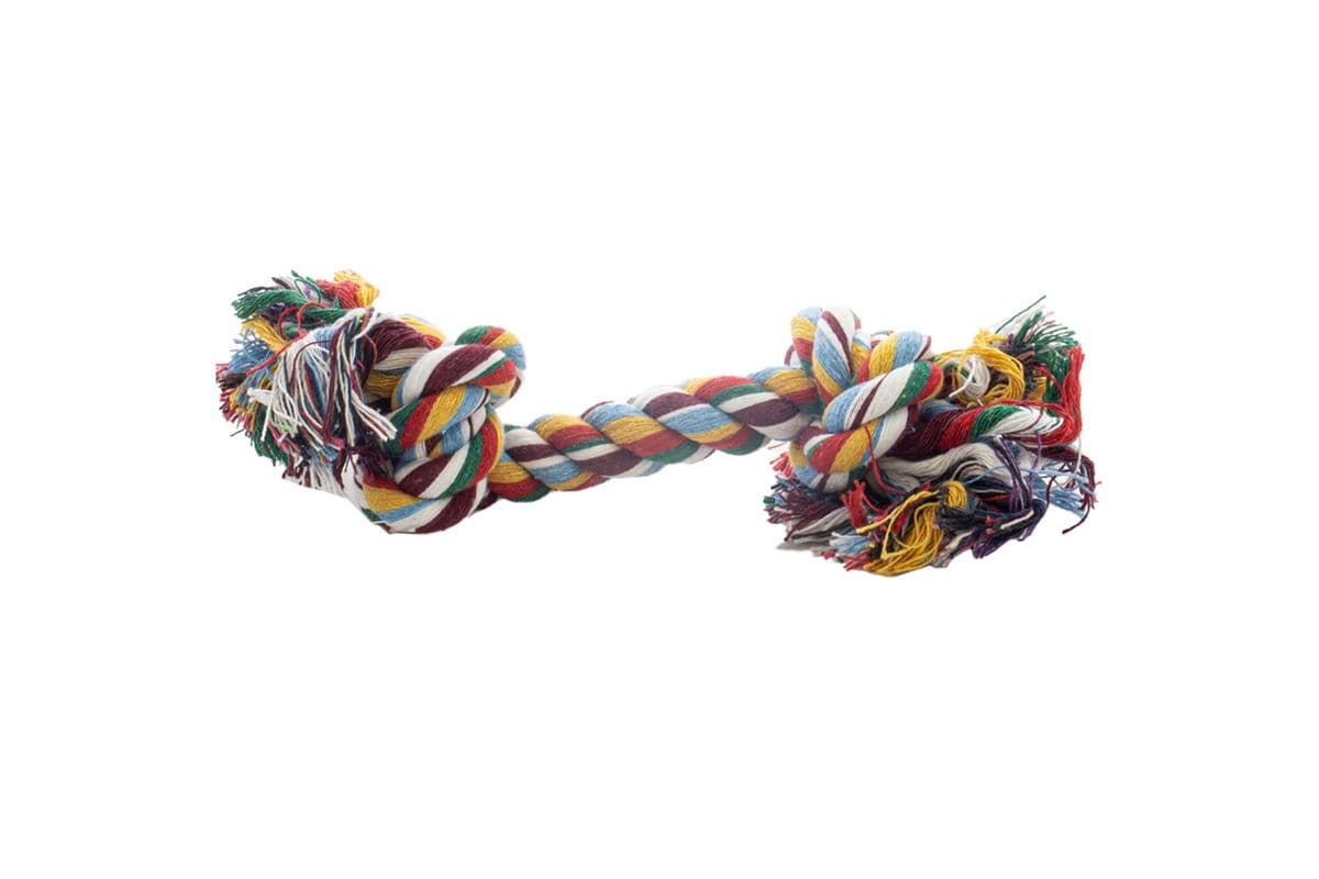 Small Pampered Pal Two Knots Tug Rope Dog Toy
