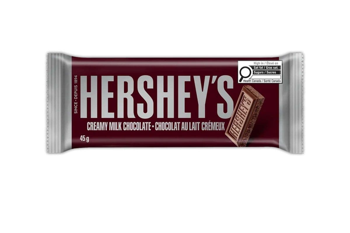 HERSHEY'S CREAMY MILK CHOCOLATE (45gm)