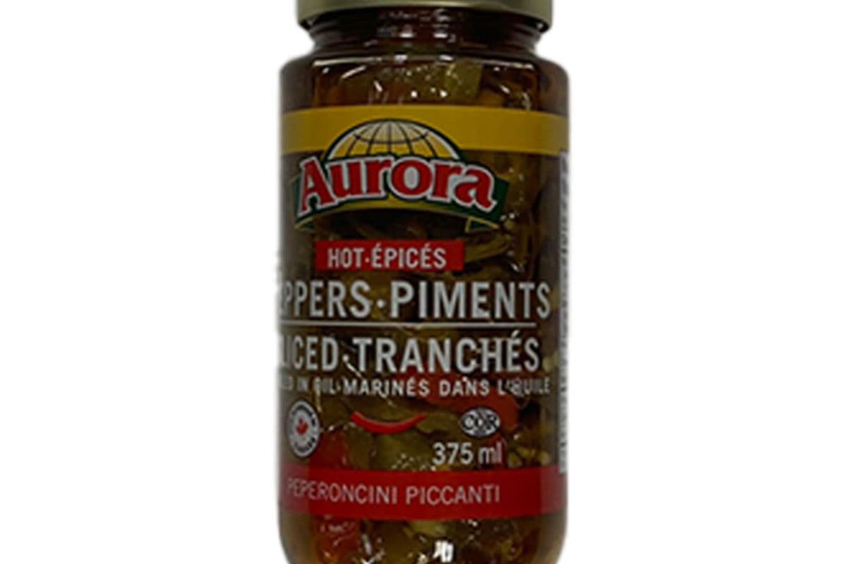Aurora Hot Peppers Sliced (375ml)