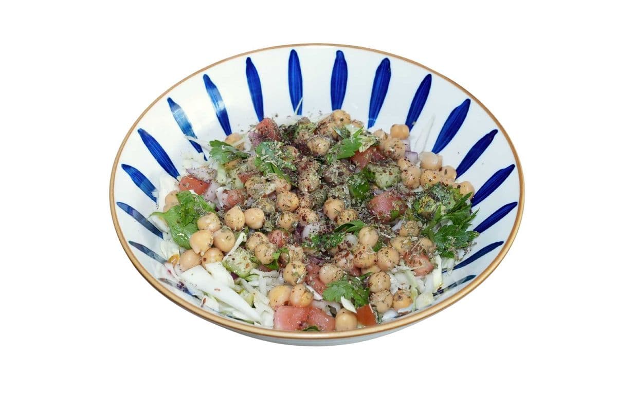 Lettuce and Chickpea Salad