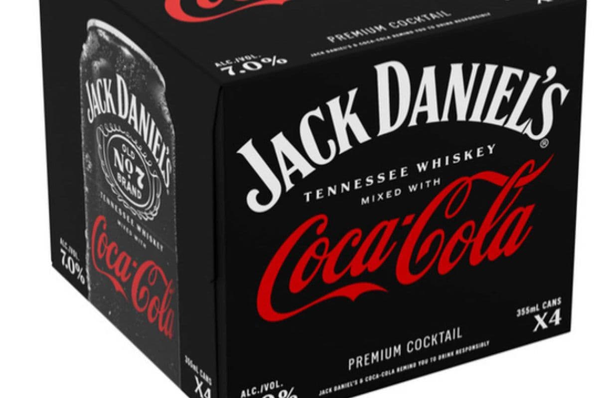 Jack Daniel's & Coca-Cola (4 x 355ml Can)