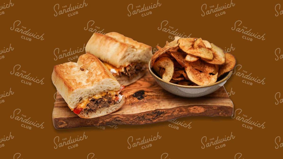The Philly Prince Cheesesteak Sandwich