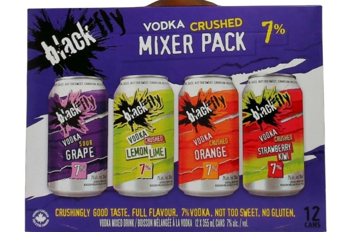 Black Fly - Purple Crushed Mixer Pack (12 x 355ml Can)