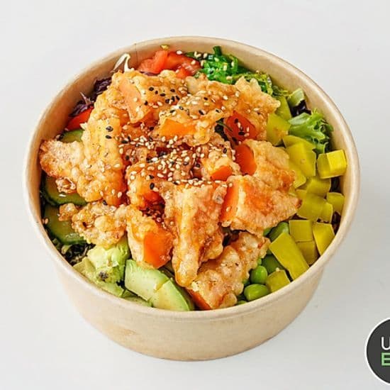 Poké végétarien à la patate douce 