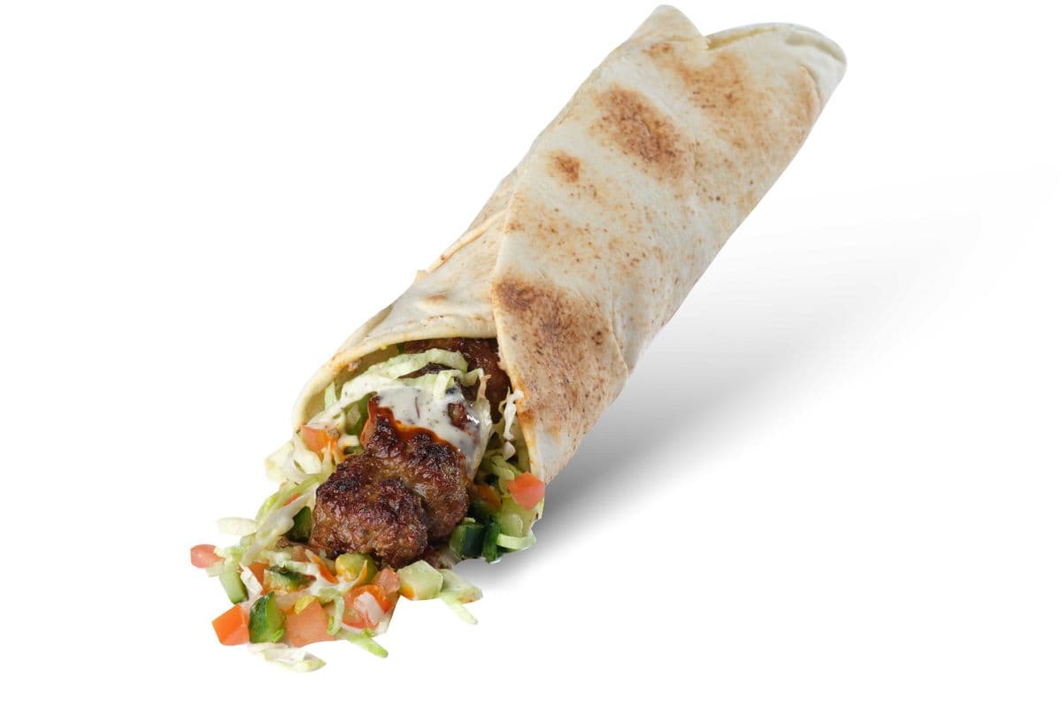 ground beef kabob pita