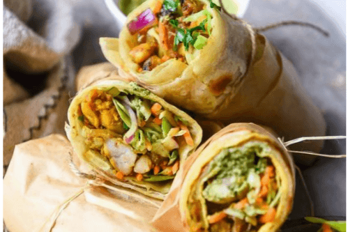 Kathi Kebab Wrap