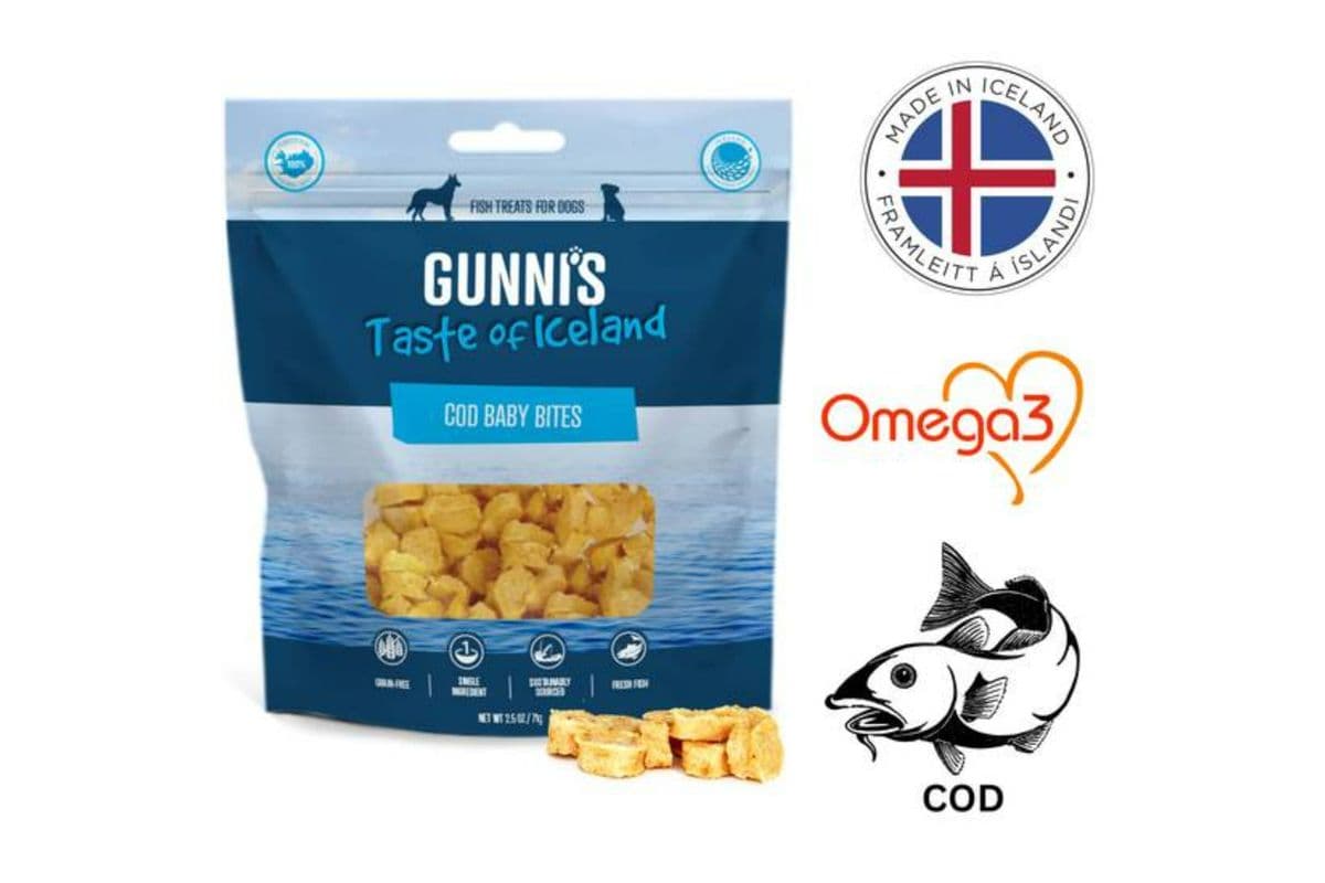 Gunni's Taste of Iceland Cod Baby Bites (2.5 oz)