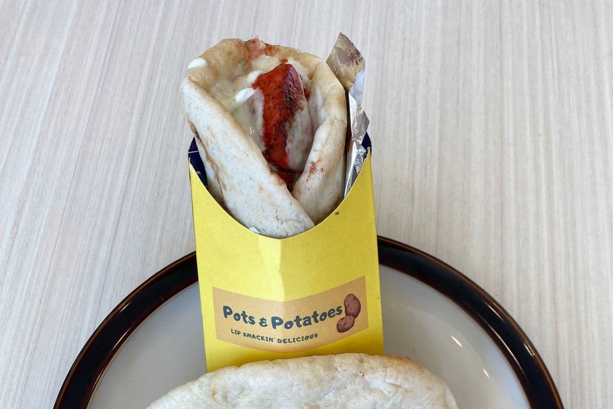 Tandoori Naan Wrap with Pop