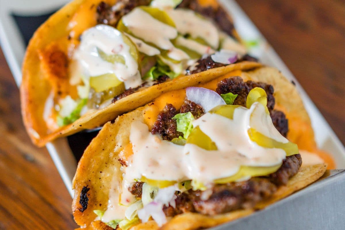 Smash Burger Tacos