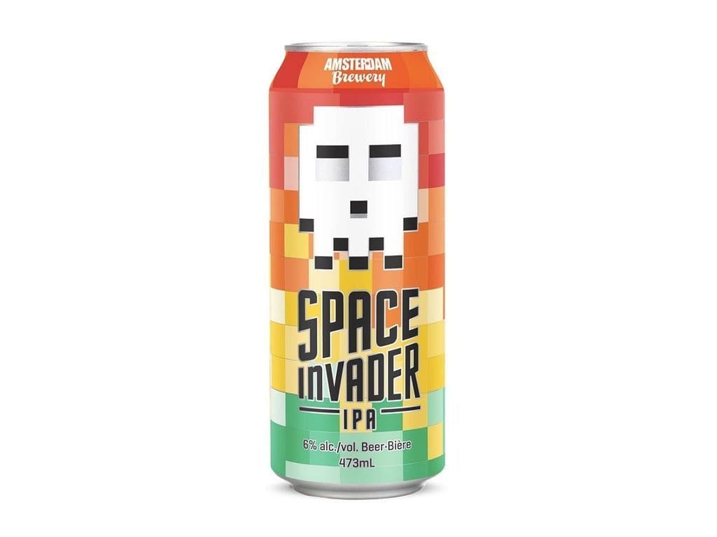 Amsterdam Space Invader IPA, 473ml beer (6% ABV)