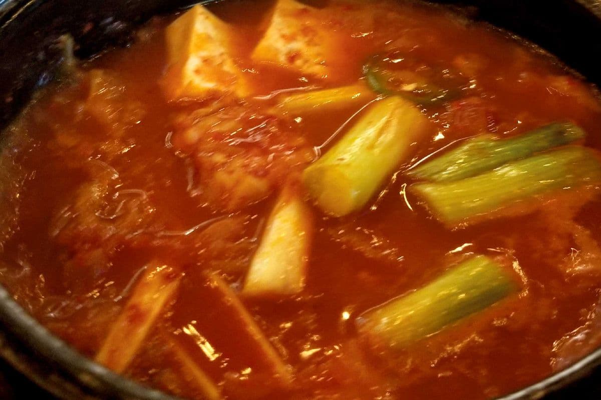 Lunch Pork Kimchi Jjigae