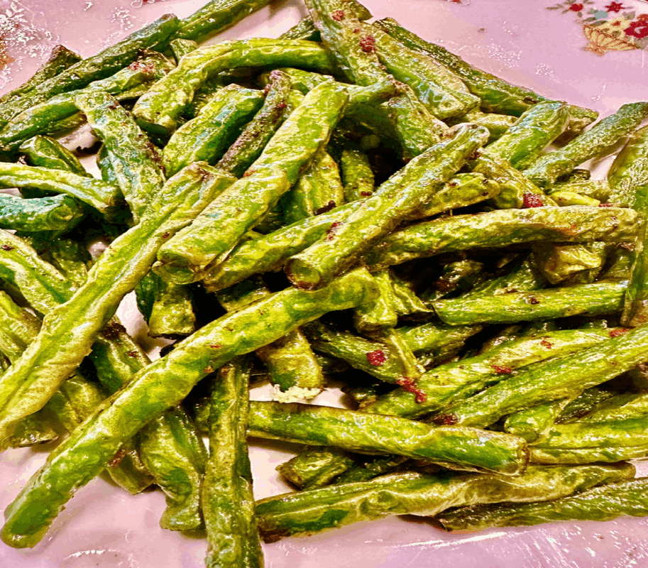 E7 🌶Dry-Fried Green Beans / E7 🌶干煸四季豆