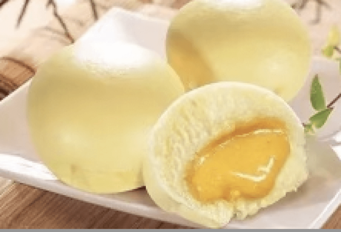 Steamed Custard Bun (2pcs)
