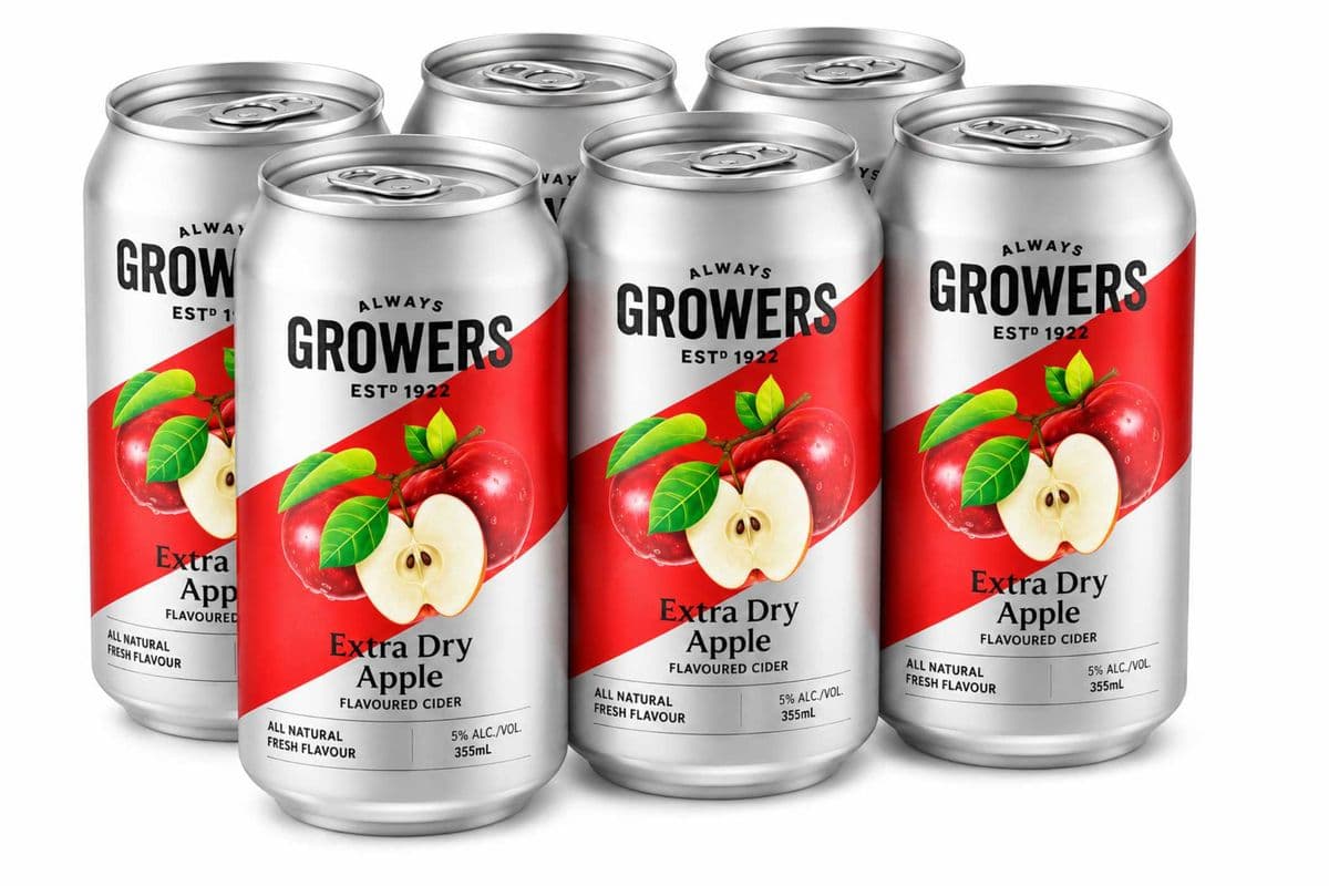 Growers Dry Apple (6 x 355mL)