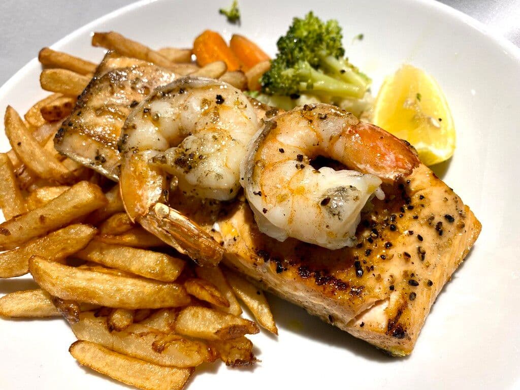 Saumon & crevettes grillées Sans Gluten