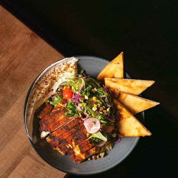 Blackened Chicken Mezze Bowl