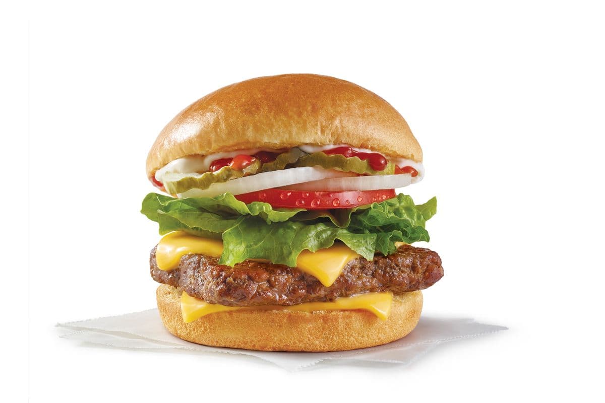Dave's Single® with Cheese (Cals: 590)