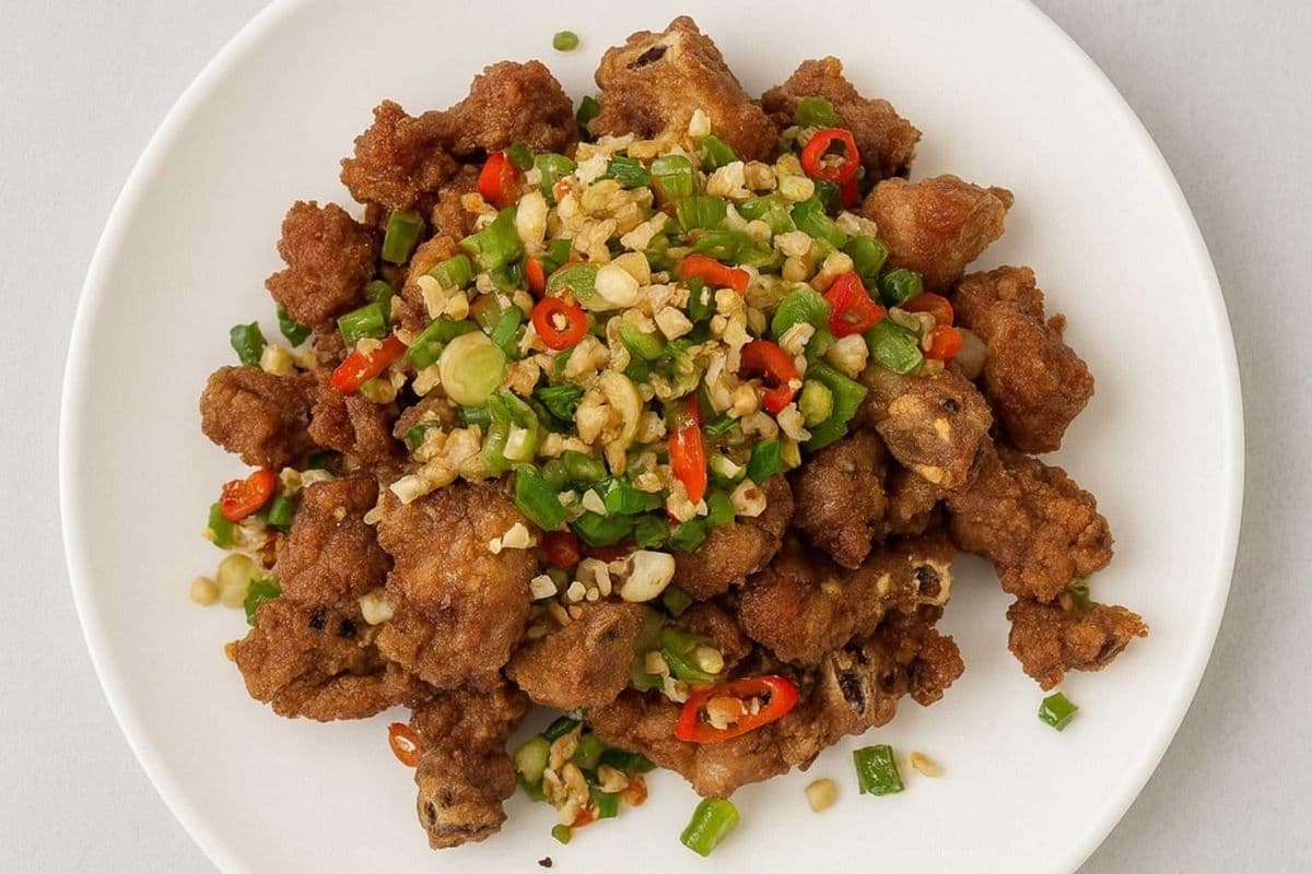 P9. Spicy Salted Spareribs(Spicy) - 椒鹽排骨(辣)
