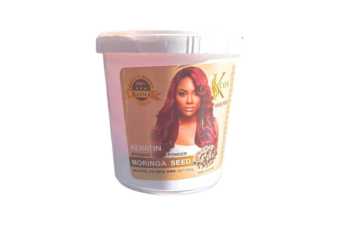 Chenyi Keratin Intensive Color Powder Moringa Seed Wine Red