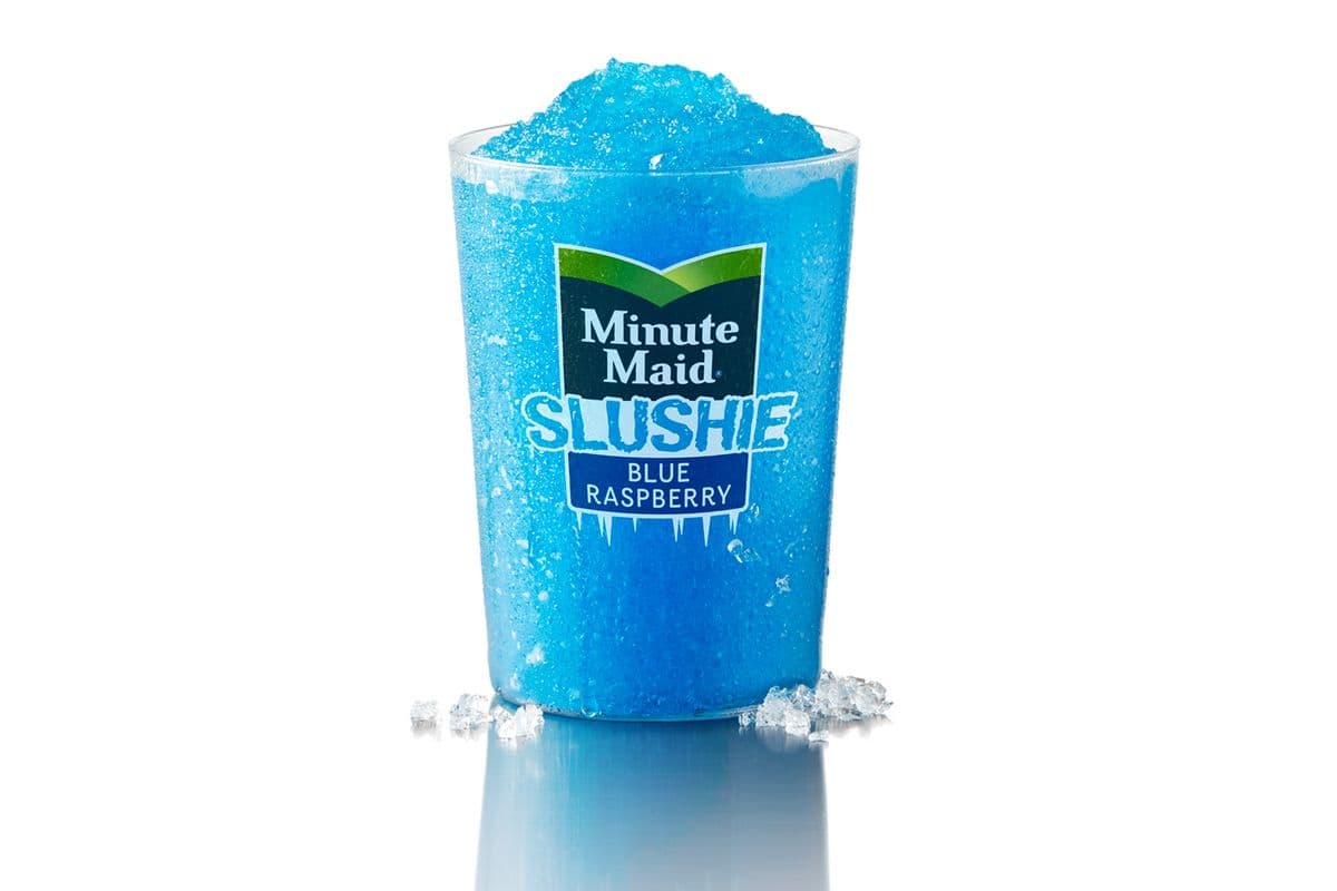Blue Raspberry Minute Maid Slushie [190.0 Cals]