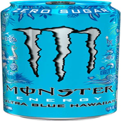 Monster Boisson Énergisante Bleue Hawaiien 473ml/ Monster Energy Drink Ultra Blue Hawaiian