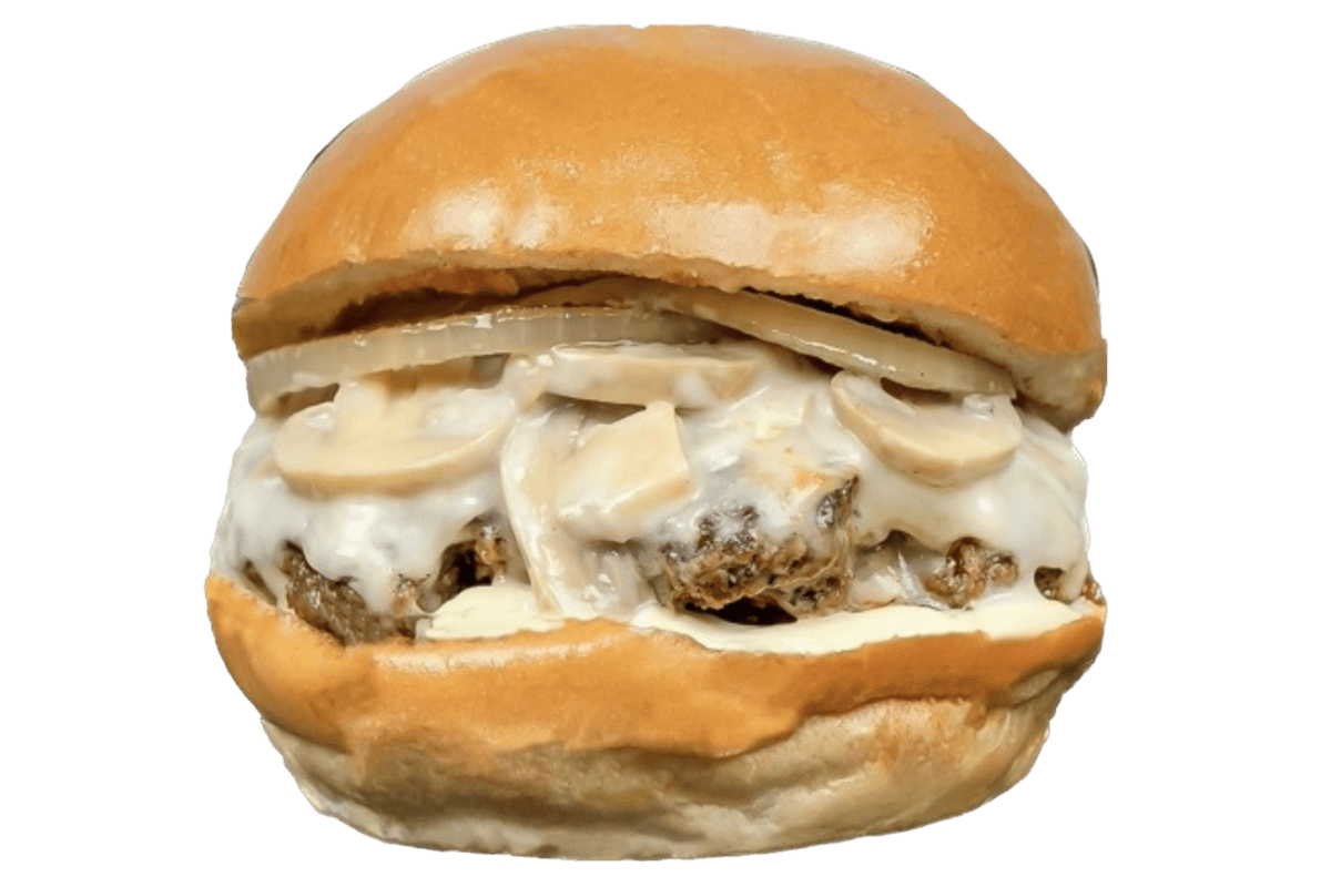Creamy Mushroom Burger