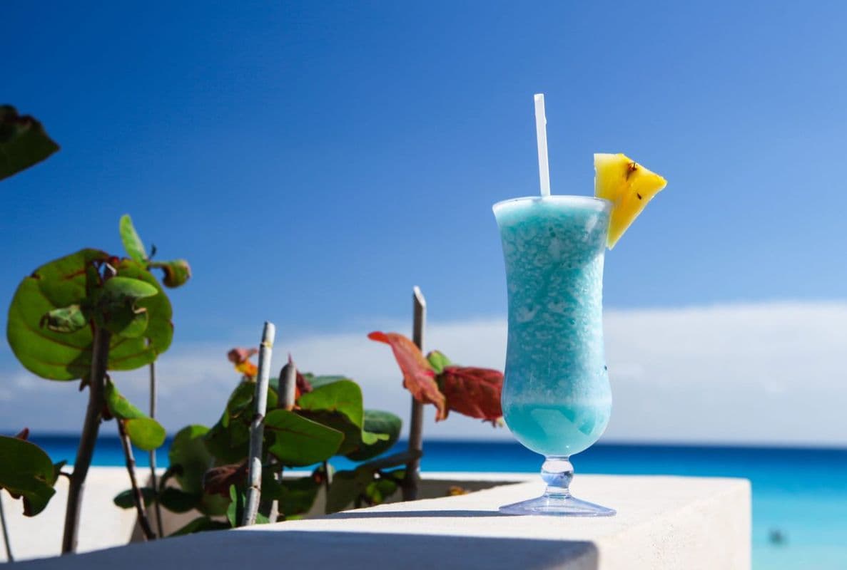 S63. Blue Sky Colada, Cocktail (8 oz)