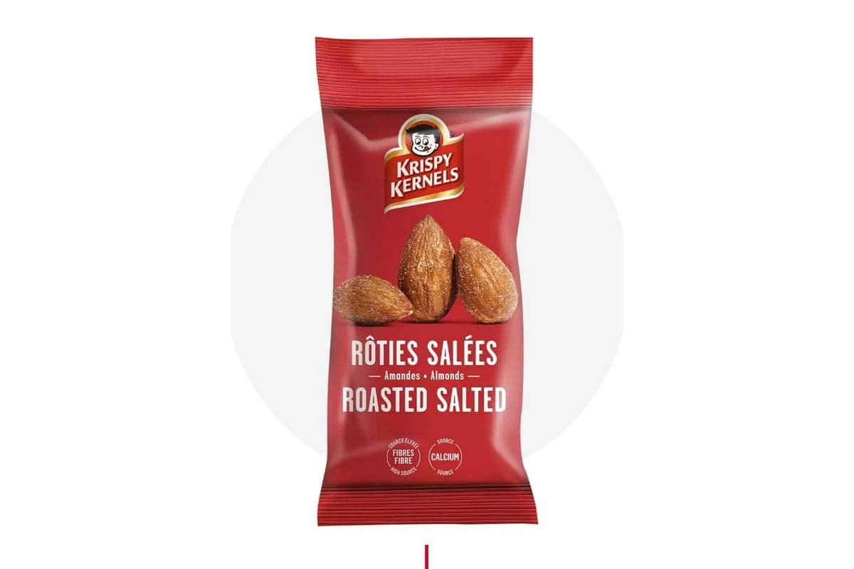 Krispy Kernels Almond Nuts Roasted and Salted (55 g)