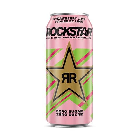 Rockstar Zero Sugar Strawberry Lime 473ml