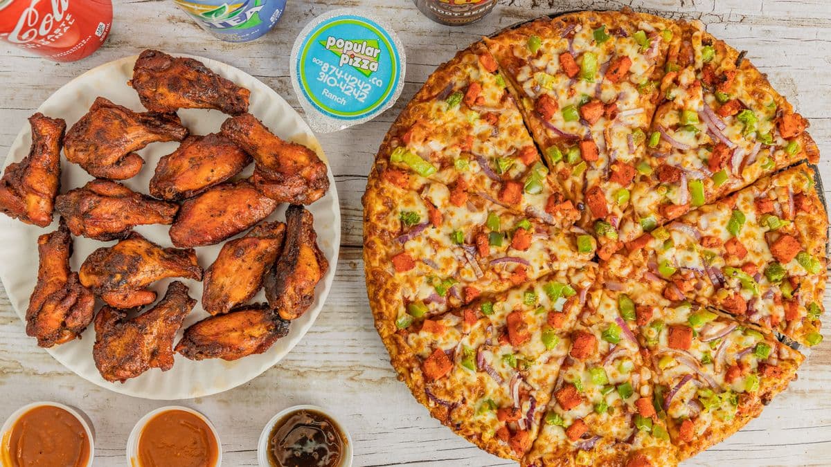 Medium Pizza & 12 Wings Combo