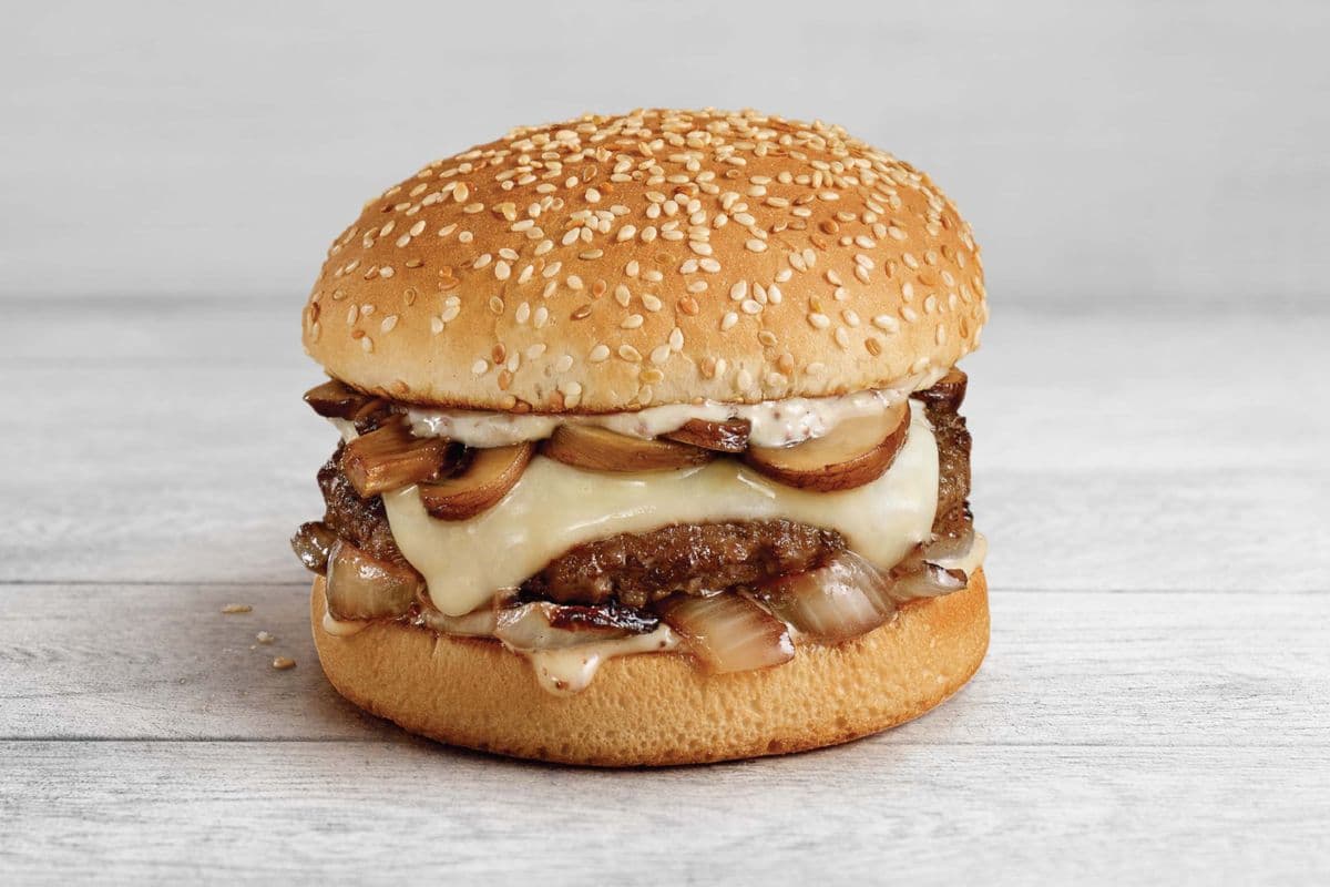 Mushroom Mozzarella Mama Burger