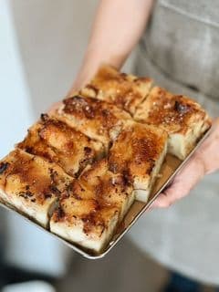 Miso Caramel Bread Pudding