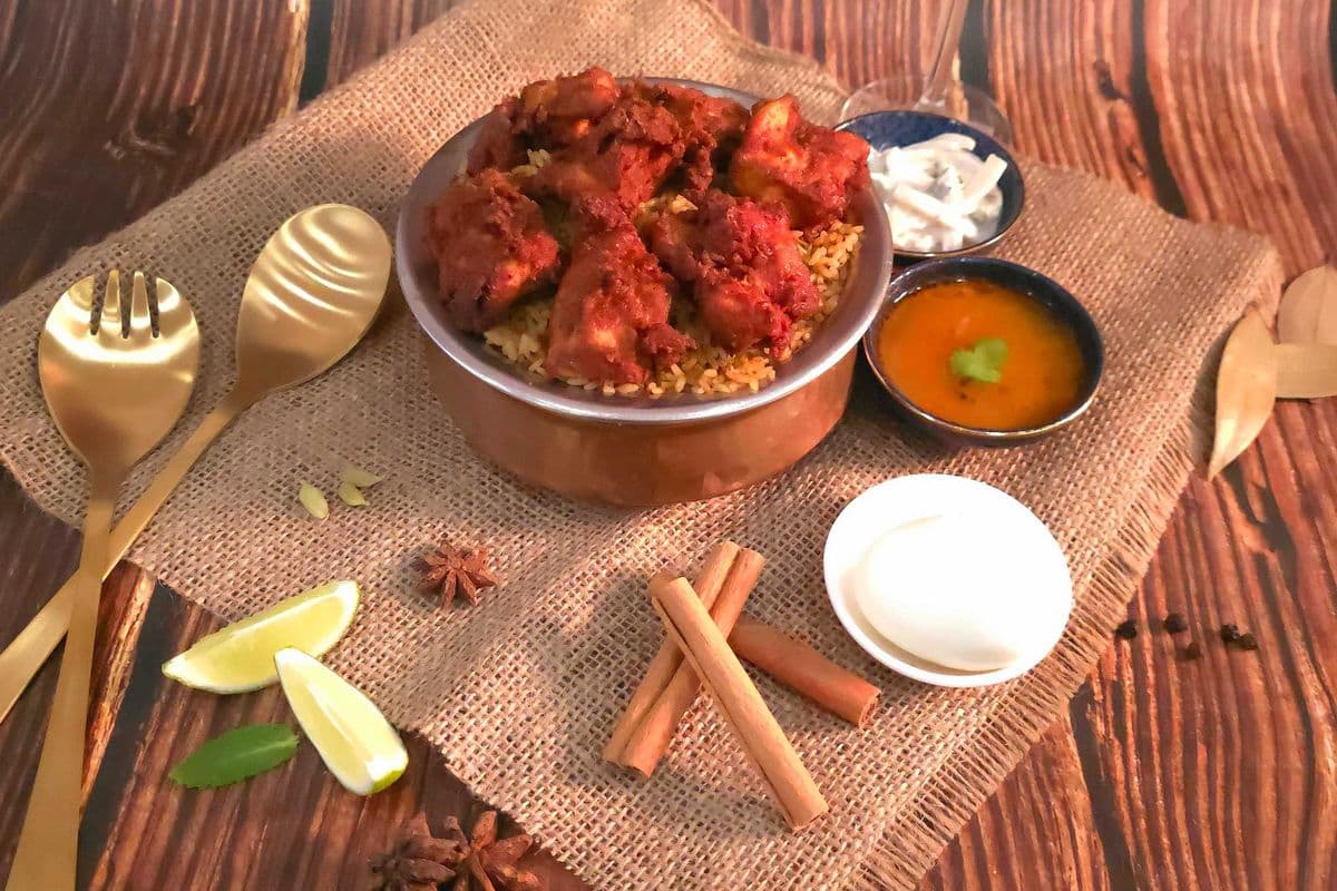 Chicken 65 Biriyani (Boneless)