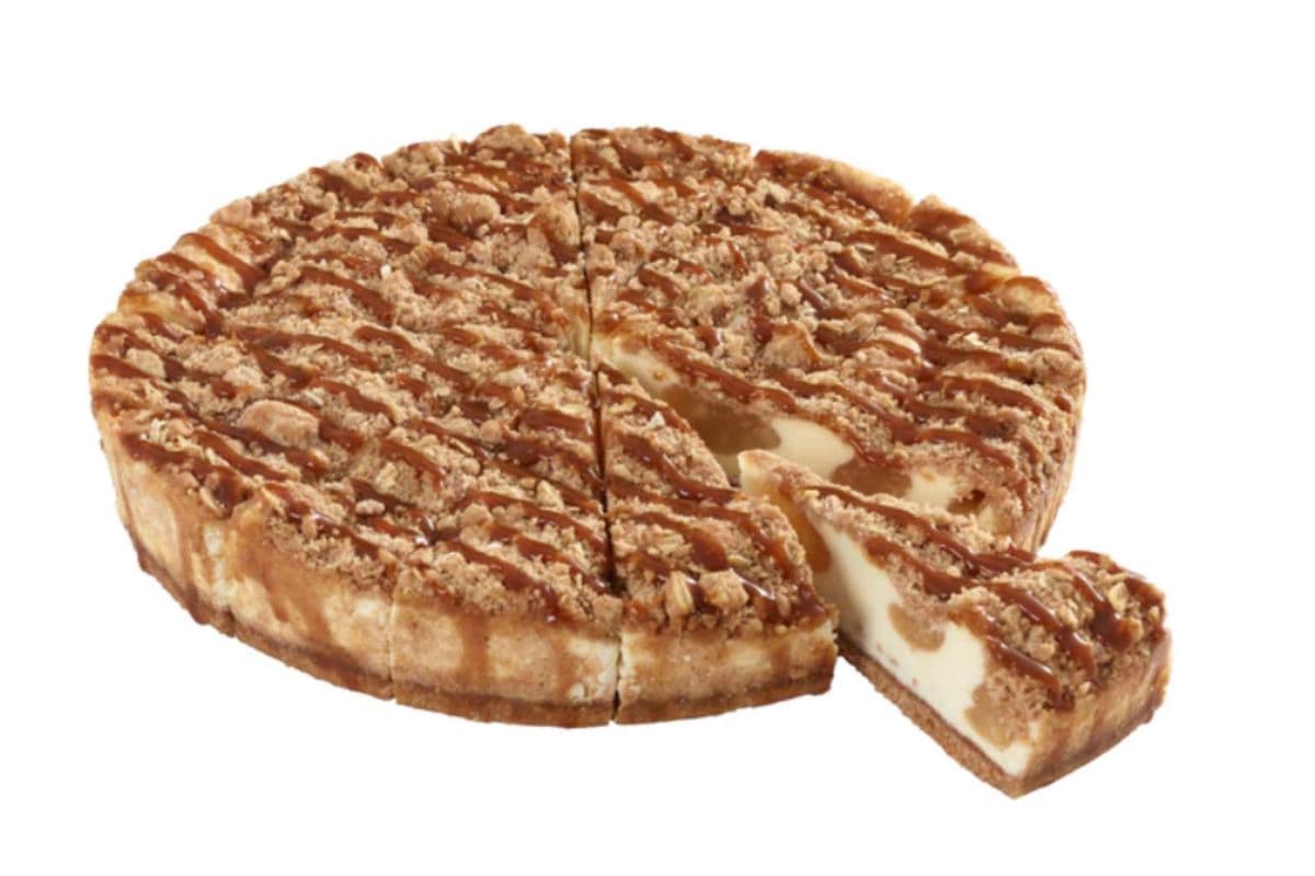 Apple Crumble Cheesecake
