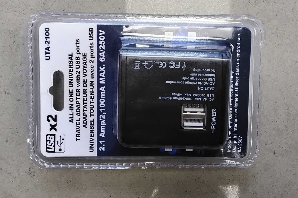 All in one universal travel adaptor