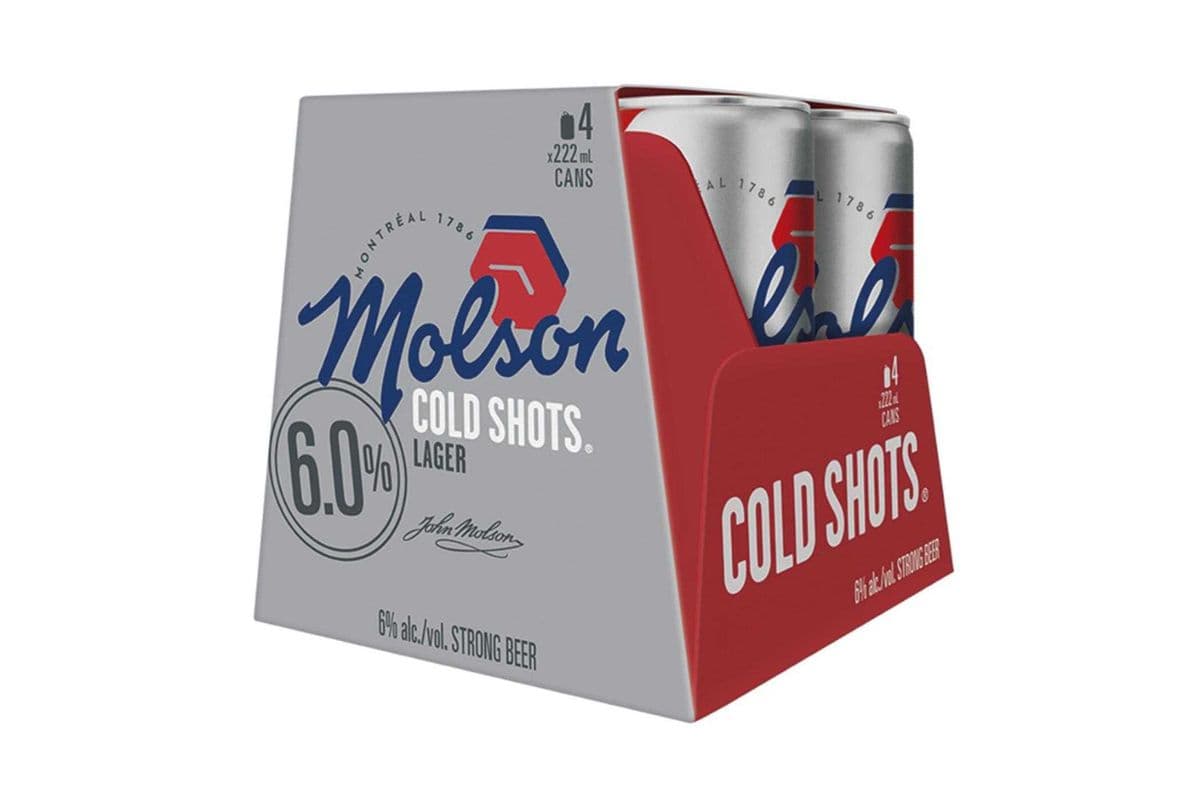 Molson Cold Shots (1 x 4X222 ml)