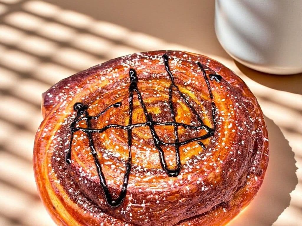 Black Sesame Cinnamon Roll
