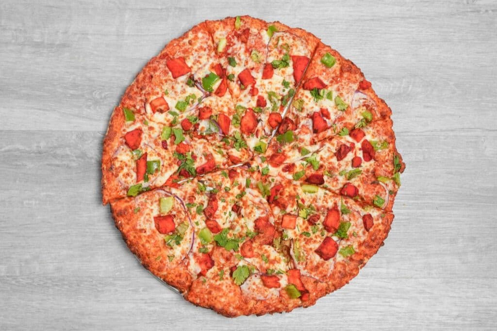 Medium Indian Style Tandoori Chicken Pizza