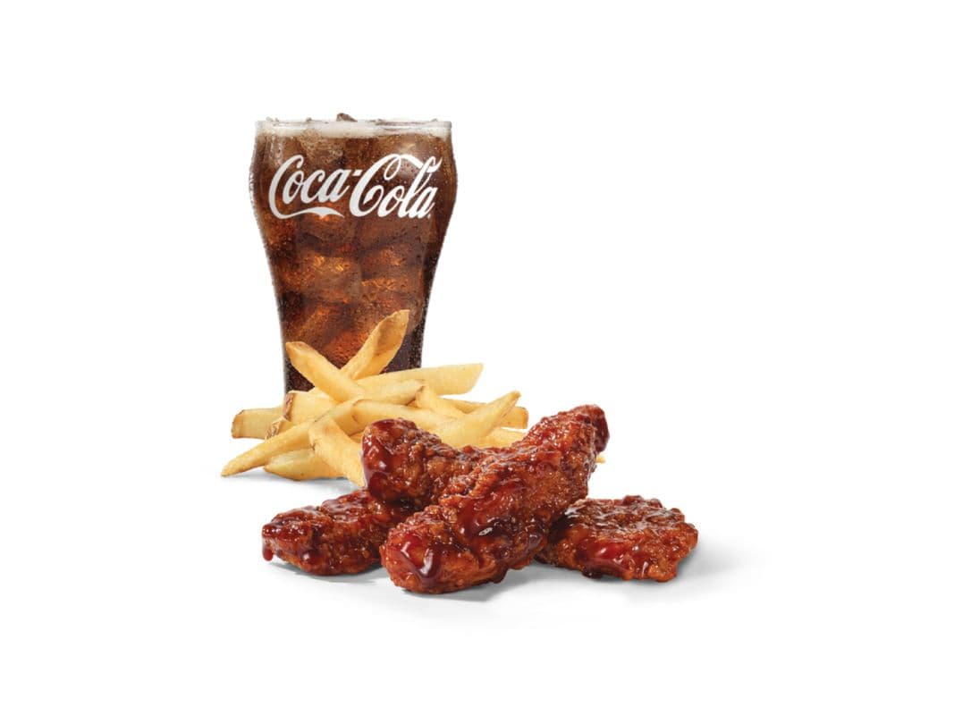 Honey BBQ Saucy Chicken Strips Combo - Medium