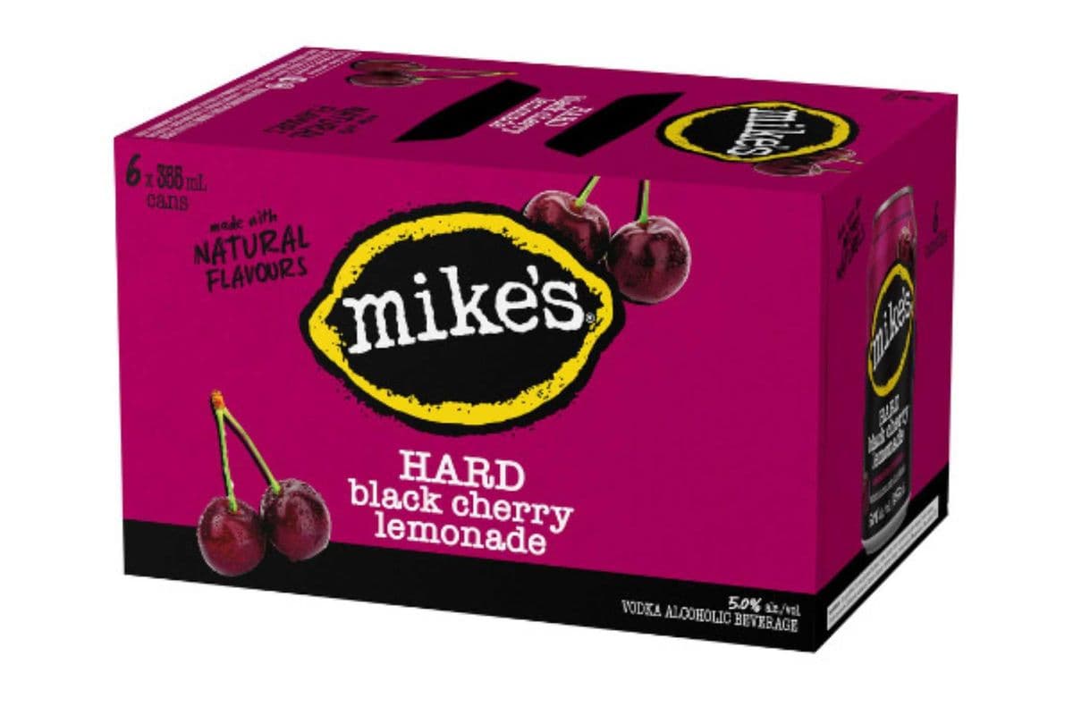 Mike‘s Hard Lemonade Alcoholic Beverage, Black Cherry (6 x 355 ml) 6 ct • 355 ml • 5% ABV (1 x 355 ml)