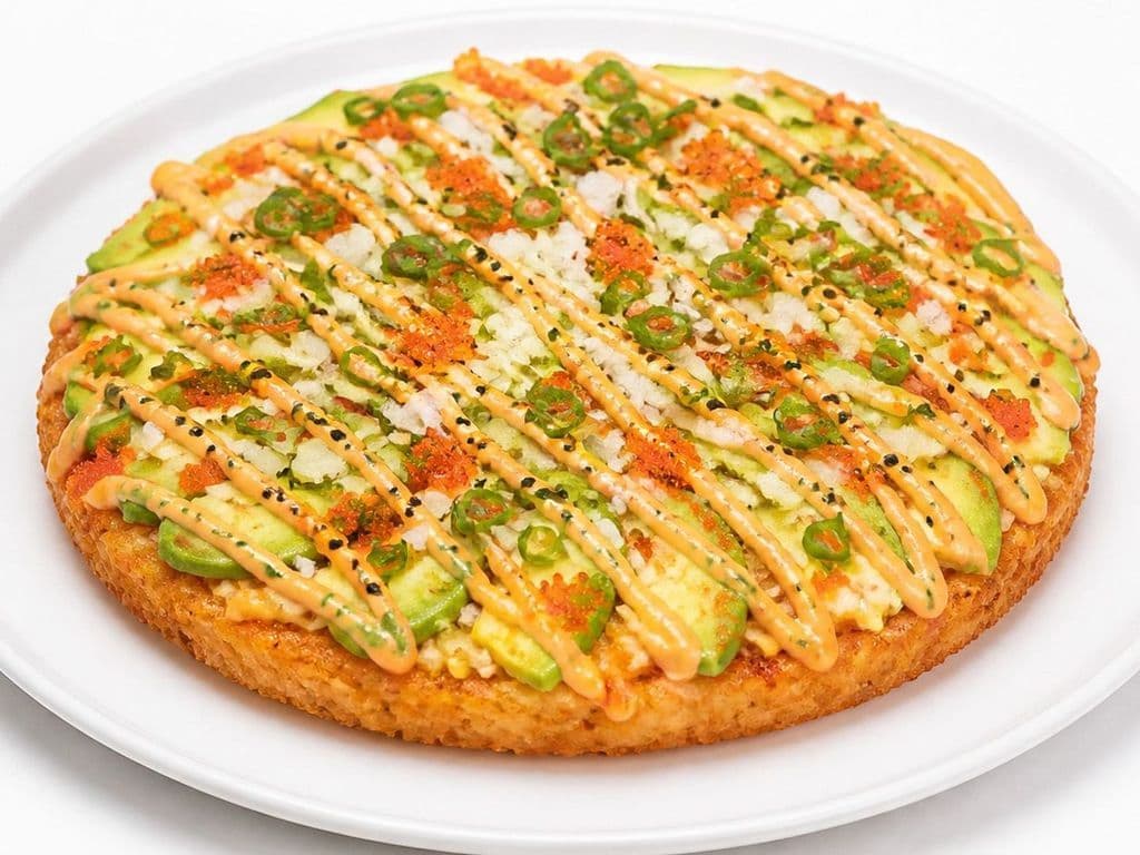 P6 Avocado Sushi Pizza