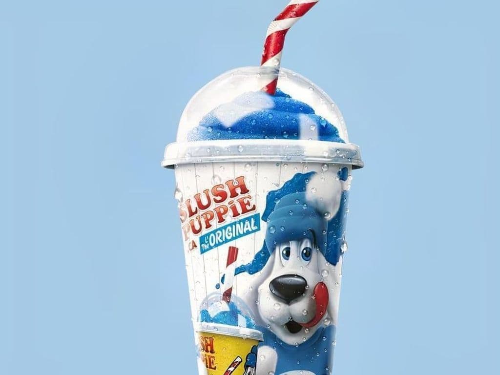 Large Blue Raspberry Slush Puppie