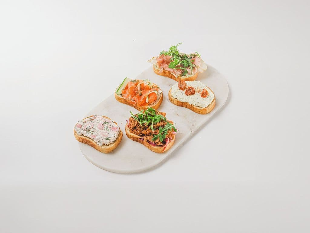 Chef's Open-Face Sandwich Trio