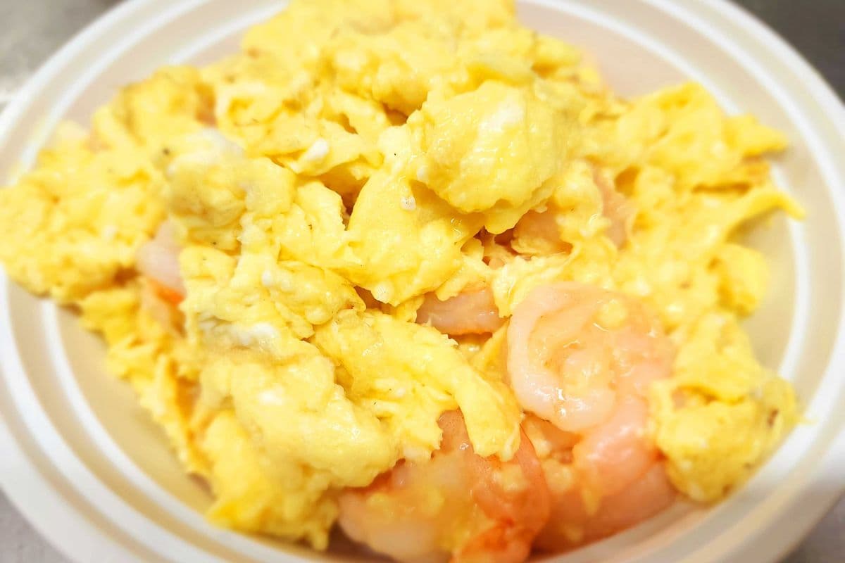 69. Shrimp with Scrambled Eggs