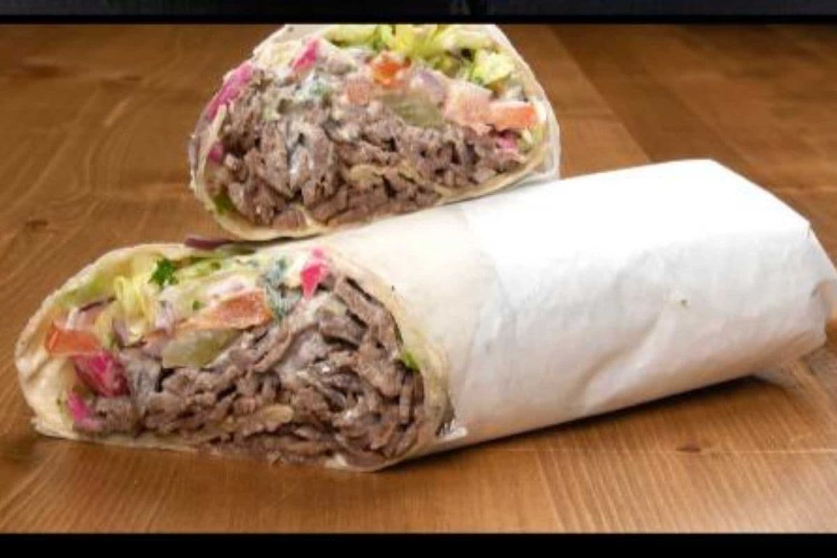 Turkish Beef Doner Wrap