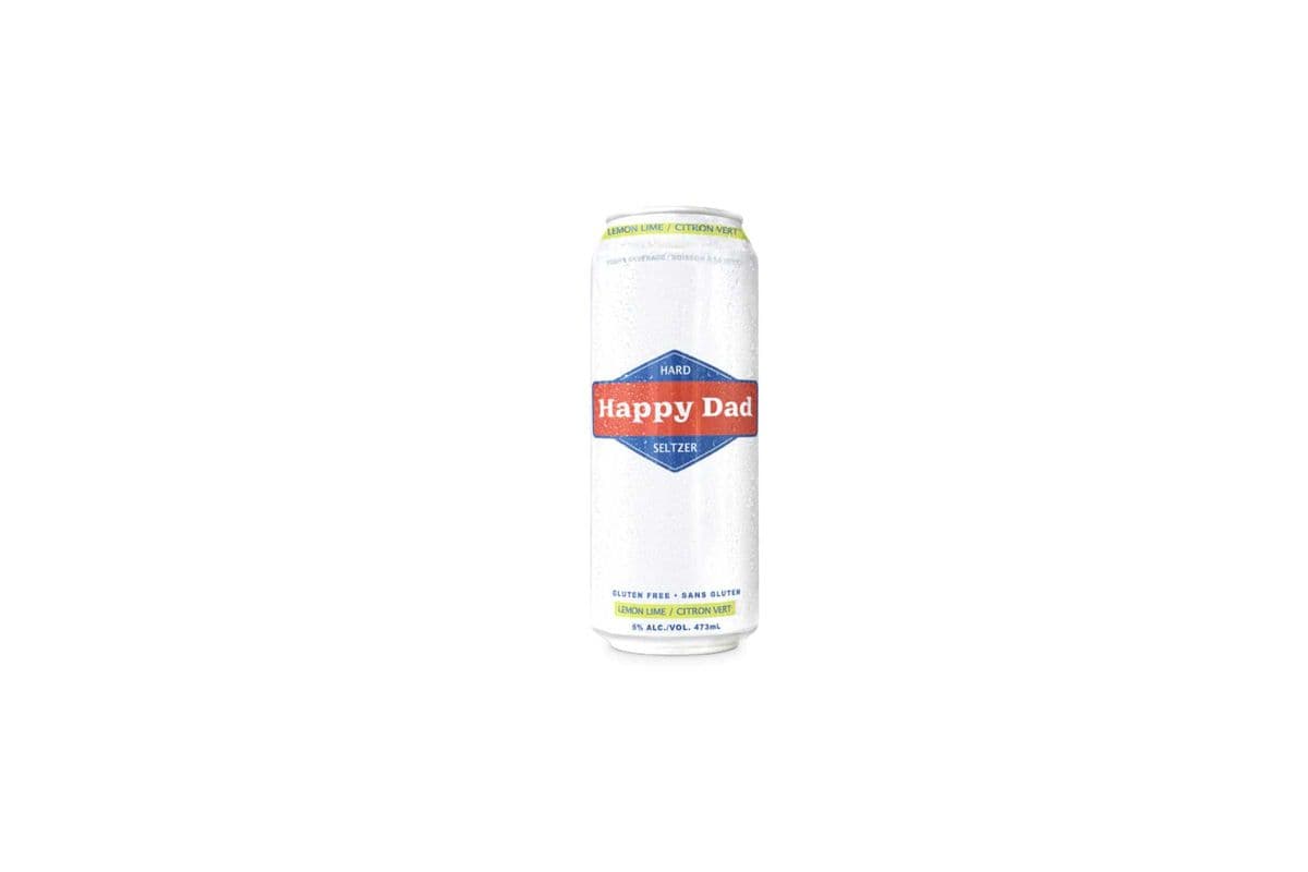 Happy Dad Hard Seltzer Lemon Lime 473Ml (1 x 473ml	)