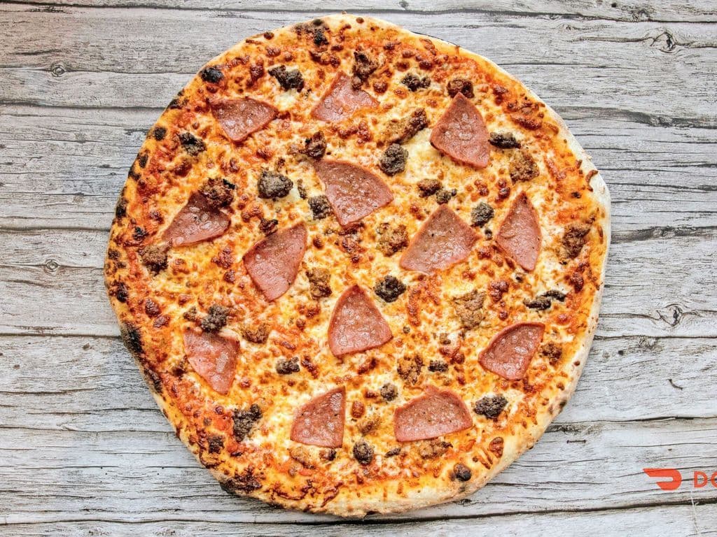 14" Three Meat Pizza