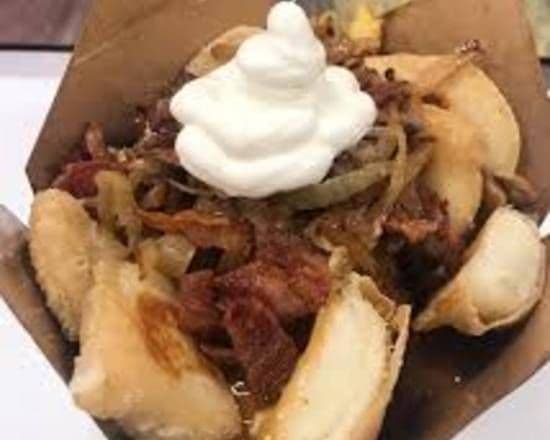 Bacon Cheese Steak Pierogi