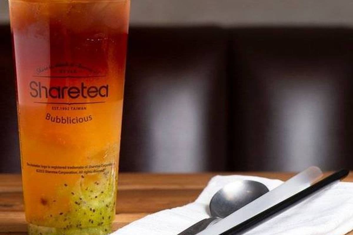 Peach Kiwi Black Tea with Aiyu Jelly